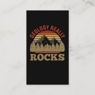 Geology Sten Collating Funny Geolog Visitkort