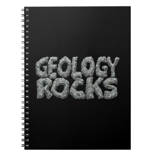 Geology Sten - Earth Science Pun Anteckningsbok (Framsidan)