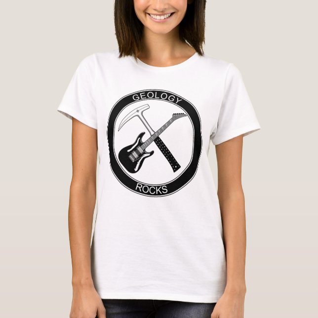 Geology Sten Girl's T-Shirts (Framsida)