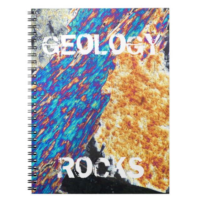 Geology Sten - Mineral Notebook Anteckningsbok (Framsidan)