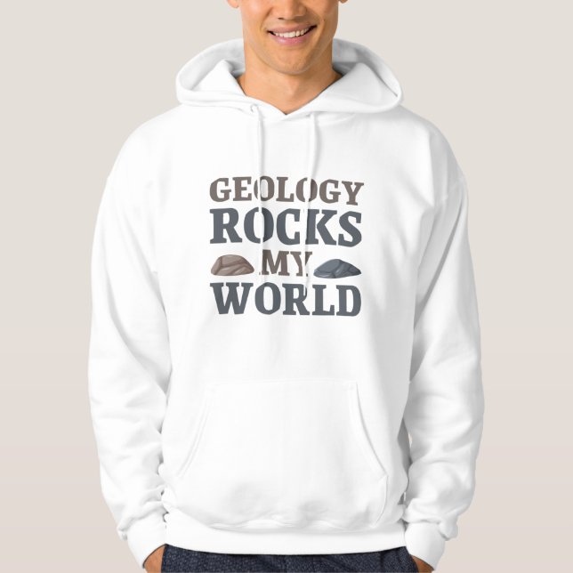 Geology Sten My World Hoodie (Framsida)