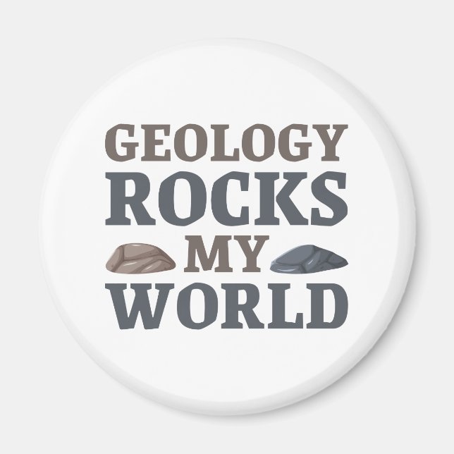 Geology Sten My World Magnet (Framsidan)