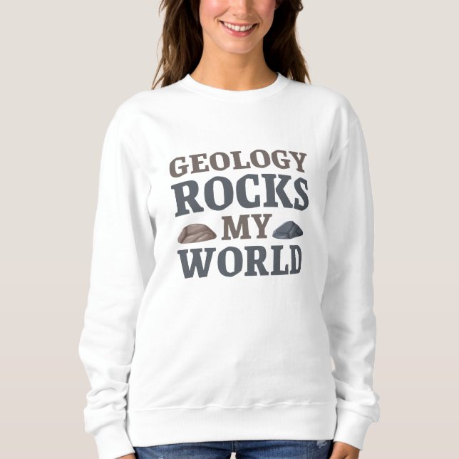 Geology Sten My World T Shirt (Framsida)