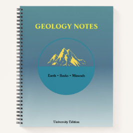 Geology Study Notebook – Minimal Academic Design
