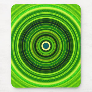 Geomagnetisk Grönt Mandala Musmatta