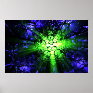 Geomancy (Grönt) Poster