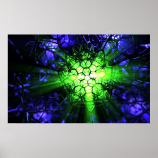 Geomancy (Grönt) Poster