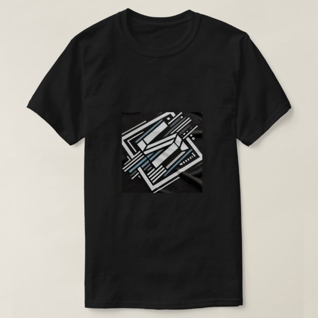 Geomatrisk T.shirt-abstrakt T Shirt (Design framsida)