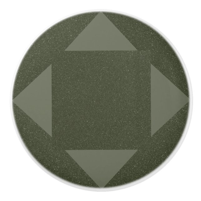 Geometerlåda för Grönt - Anpassa Knopp (Framsidan)