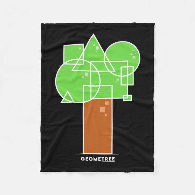 Geometree I Fleecefilt (Framsidan)