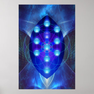 Geometree - livets trädaffisch poster