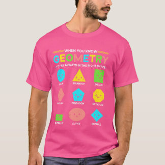 Geometri Behållor i form av matematik 1 T Shirt
