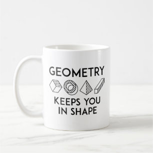 Geometri-Behållor i form Kaffemugg