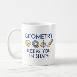 Geometri-Behållor i form Kaffemugg
