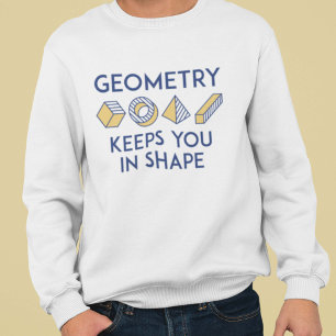 Geometri-Behållor i form Lång Ärmad Tröja