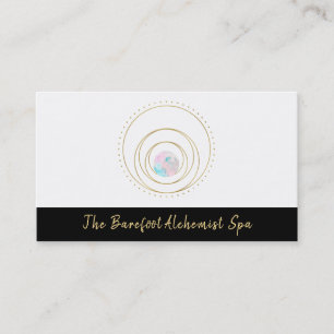 Geometri Boho för geometrisk Mandala för *~* guld- Visitkort