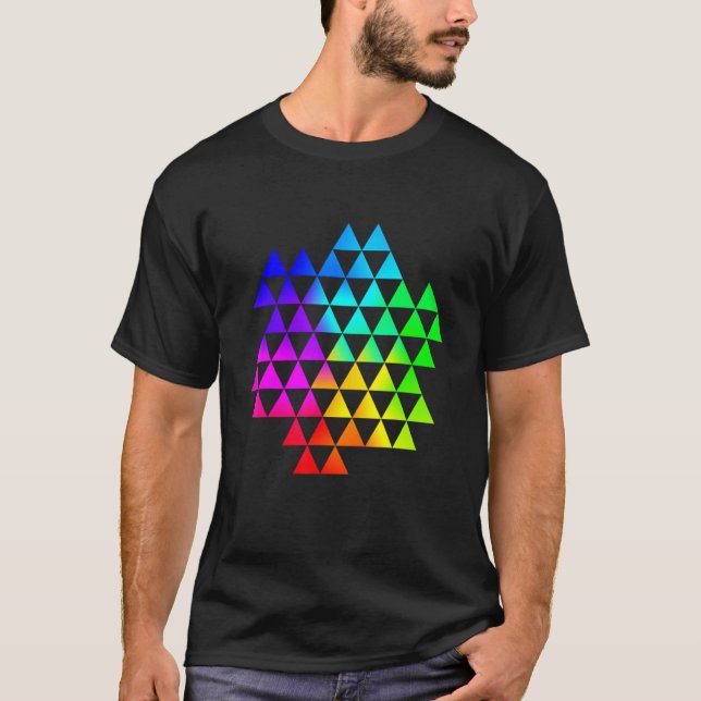 Geometri Element Och Former 9 T Shirt (Framsida)