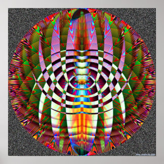 Geometri för abstrakt 3.2b poster