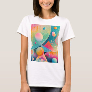 Geometri för branta och visuella abstrakter t shirt