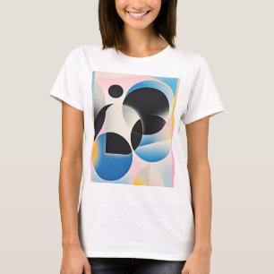 Geometri för branta och visuella abstrakter t shirt