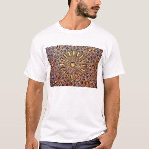 geometri för dekoration för morocco marrakech t shirt