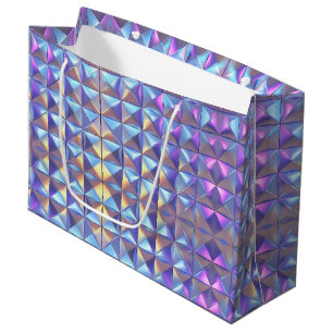 Geometri för guld, blått och Lila 2