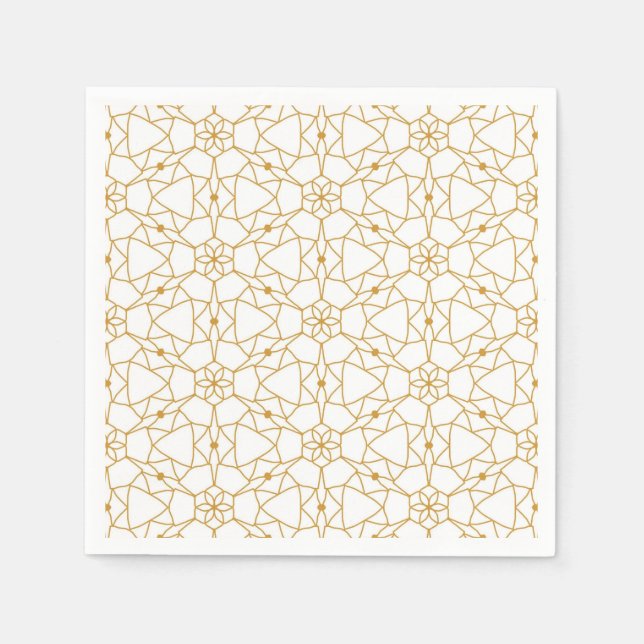 Geometri för gult pappersservett (Framsidan)