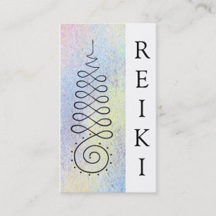 Geometri för helig för *~*Reiki ledar- praktiker Visitkort