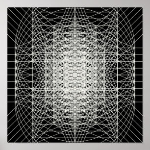 Geometri för Helig mellan dimensionerna Poster