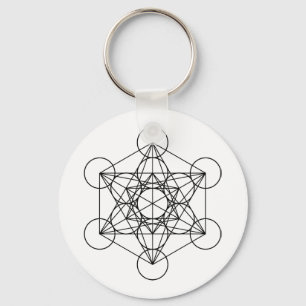 Geometri för Metatron Cube Helig Nyckelring