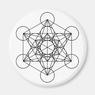 Geometri för Metatron kubhelig Magnet