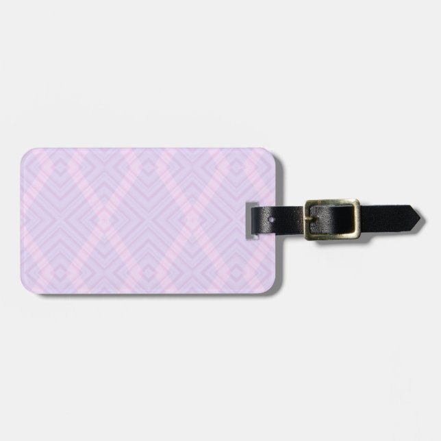 Geometri för rosa och Magenta Bagagebricka (Horisontell Framsida)