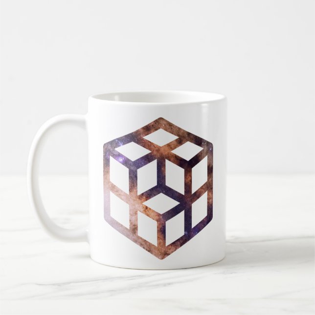 Geometri för rutnätsrutnätsraster kaffemugg (Vänster)