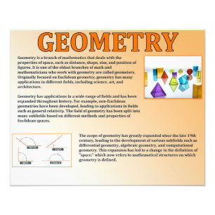 Geometri Fototryck