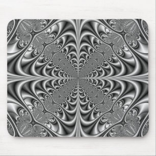 Geometri i Monochrome Mousepad Musmatta