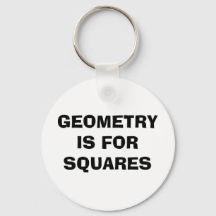 Geometri kvadrerar nyckelring