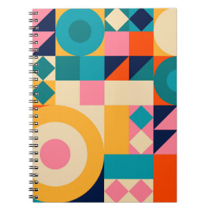 Geometri - minimalistisk: Vintage Illustration Pos Anteckningsbok
