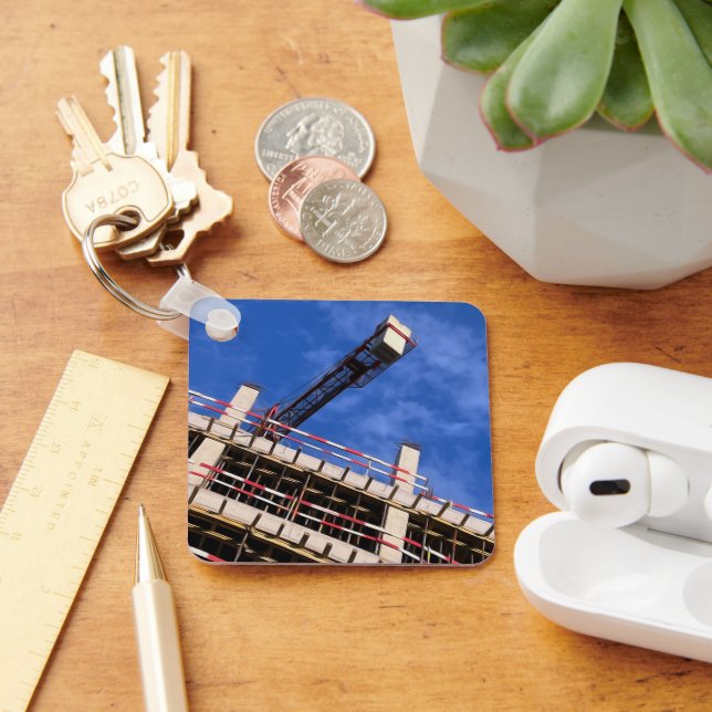 Geometri uppåt i luft nyckelring (Skrivbord)