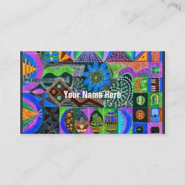 Geometri Visitkort (Framsida)