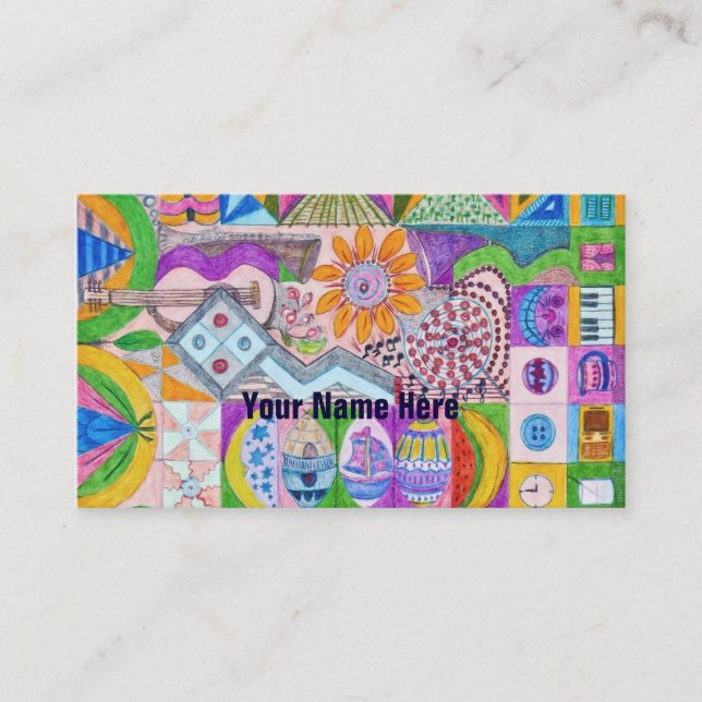 Geometri Visitkort (Framsida)