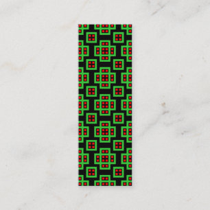 Geometric 030614 - Färg 03 Mini Visitkort