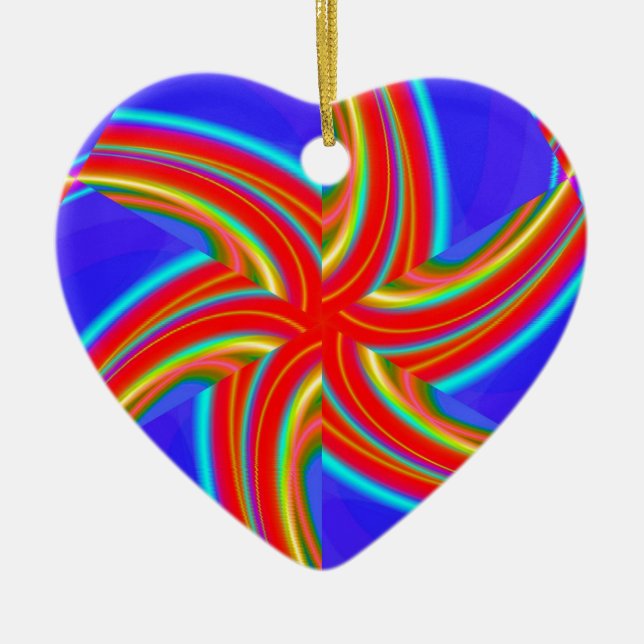 Geometric 160614 (04) julgransprydnad keramik (Framsidan)