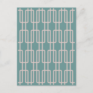 Geometric 1 Abstrakt Mönster Vykort