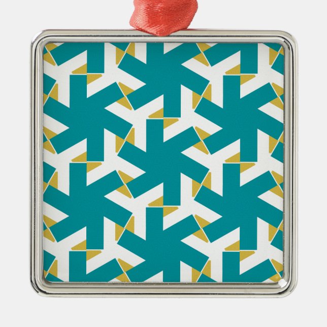 Geometric 230614 (03) julgransprydnad metall (Framsidan)