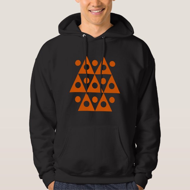 Geometric 260514 sweatshirt med luva (Framsida)