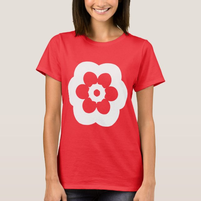 Geometric 290514 (03) - White T-shirt (Framsida)