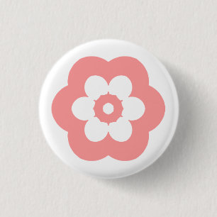 Geometric 290514 (3) - Soft Rosa on White Knapp