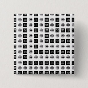 Geometric 2 Logotyp Mönster Design Knapp