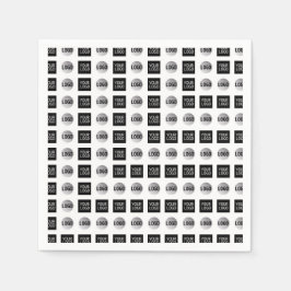 Geometric 2 Logotyp Mönster Design Pappersservett