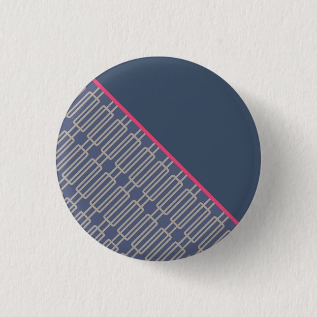 Geometric 3 Abstrakt Mönster Knapp (Framsida)